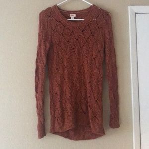 Burnt orange sweater